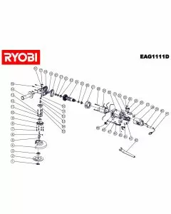 Buy A Ryobi EAG1111D Spare part or Replacement part for Your Grinders & Cutters and Fix Your Machine Today